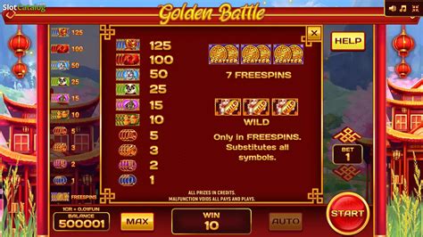 Slot Golden Battle Pull Tabs